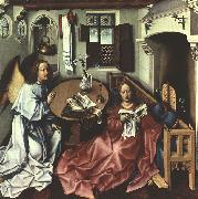 Robert Campin The Annunciation painting